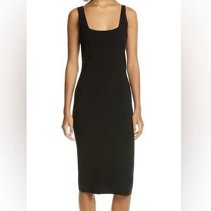 Vince black knit dress